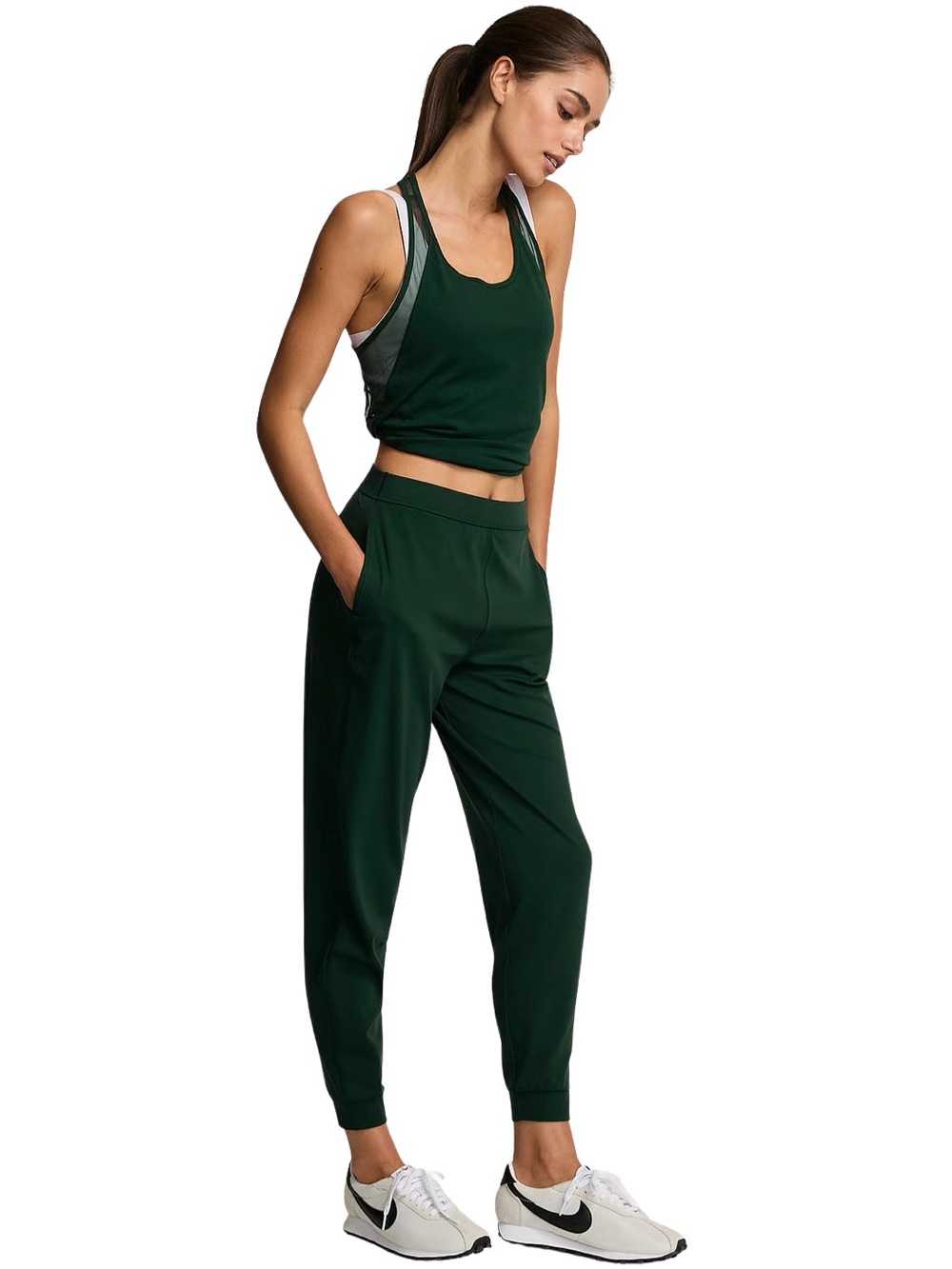Victoria’s Secret L Power Green VSX Elevate Jogger Pants